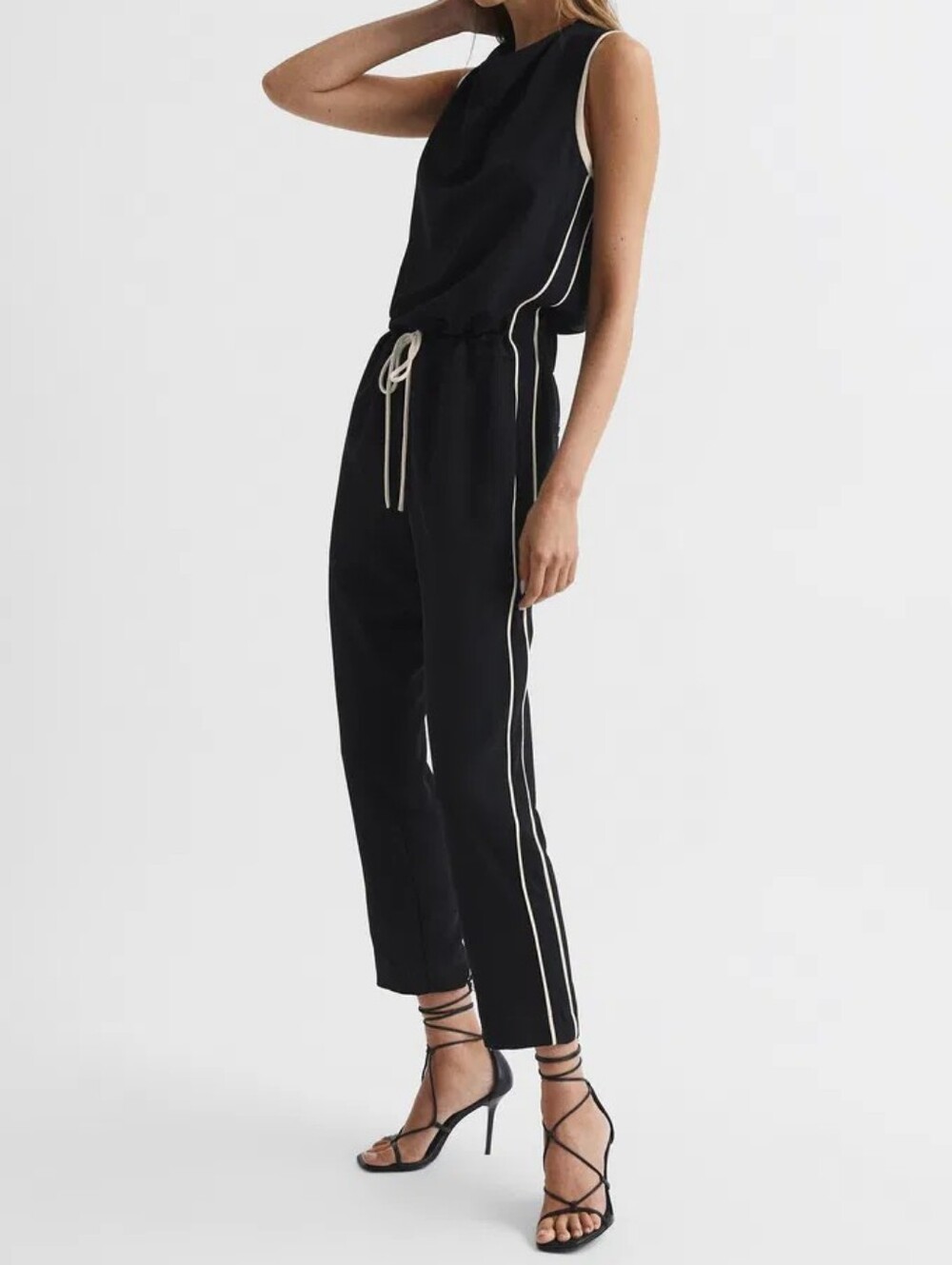 REISS | $300 Tayla Striped Jumpsuit